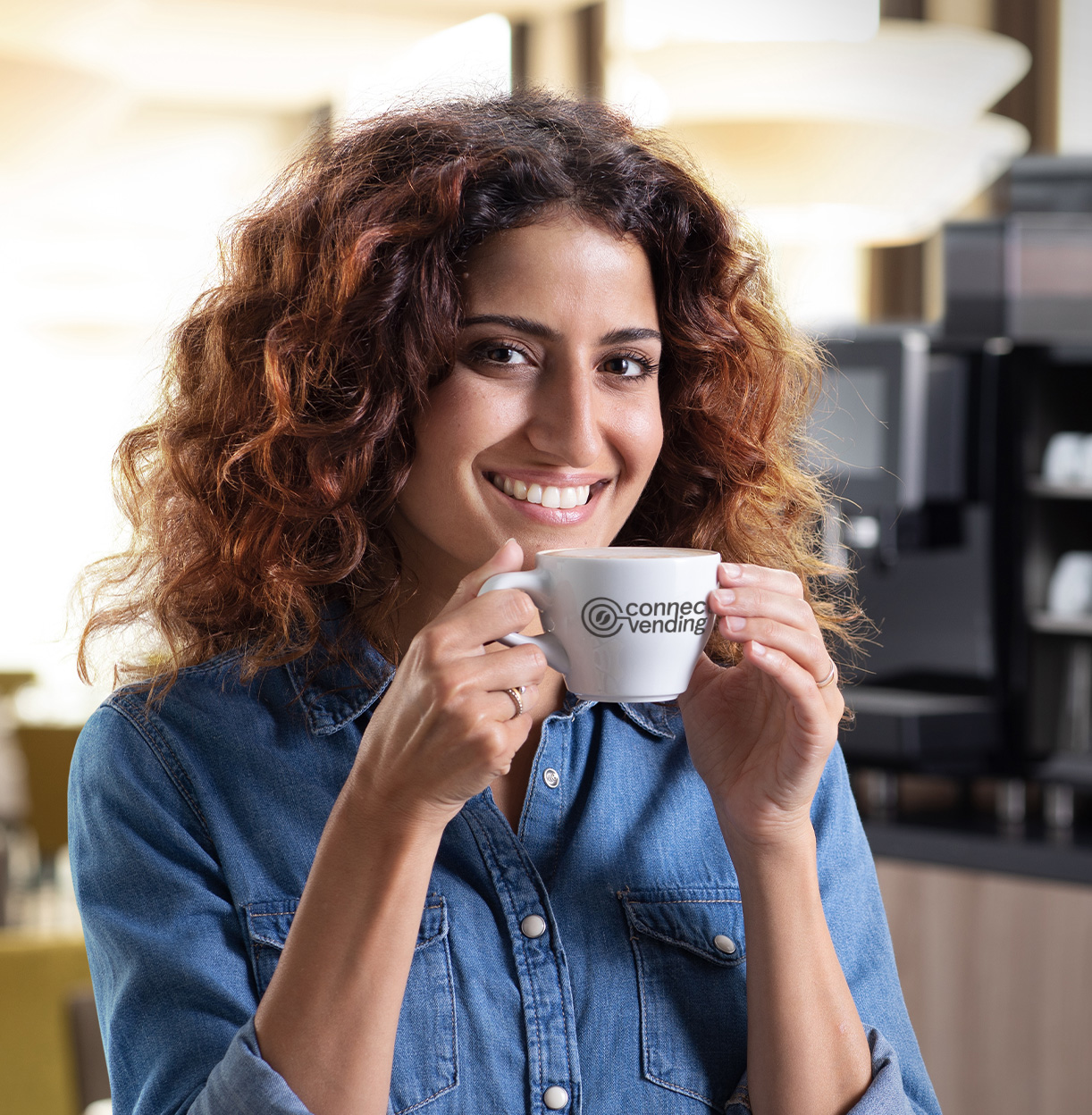 Infraestrutura premium de café Connect Vending